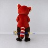 Custom Reddish Brown and White Red Panda Mascot Costume Adult Full Body Suit for Wildlife Events Custom Reddish Brown and White Red Panda Mascot Costume Adult Full Body Suit for Wildlife Events