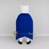 Custom White Black and Blue Masked Animal with Cape Mascot Costume Adult Full Body Suit for Theme Parties Custom White Black and Blue Masked Animal with Cape Mascot Costume Adult Full Body Suit for Theme Parties