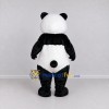 Custom Black and White Panda Mascot Costume Adult Full Body Suit for School Events Custom Black and White Panda Mascot Costume Adult Full Body Suit for School Events