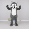Custom Gray and White Wolf Mascot Costume Adult Full Body Suit for School Events Custom Gray and White Wolf Mascot Costume Adult Full Body Suit for School Events