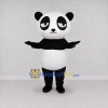 Custom Black and White Panda Mascot Costume Adult Full Body Suit for School Events Custom Black and White Panda Mascot Costume Adult Full Body Suit for School Events