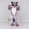 Custom Gray Purple and White Raccoon Mascot Costume Adult Full Body Suit for Wildlife Events Custom Gray Purple and White Raccoon Mascot Costume Adult Full Body Suit for Wildlife Events