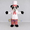 Custom Black White and Red Panda Chef Mascot Costume Adult Full Body Suit for Food Festivals
