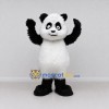 Custom Black and White Panda Mascot Costume Adult Full Body Suit for School Events Custom Black and White Panda Mascot Costume Adult Full Body Suit for School Events