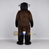 Custom Brown Black and White Animal Character Mascot Costume Adult Full Body Suit for School Events Custom Brown Black and White Animal Character Mascot Costume Adult Full Body Suit for School Events