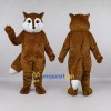 Custom Orange Brown and White Fox Mascot Costume Adult Full Body Suit for School Events Custom Orange Brown and White Fox Mascot Costume Adult Full Body Suit for School Events