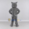 Custom Gray and White Wolf Mascot Costume Adult Full Body Suit for School Events Custom Gray and White Wolf Mascot Costume Adult Full Body Suit for School Events