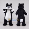 Custom Black and White Cat Mascot Costume Adult Full Body Suit for School Events Custom Black and White Cat Mascot Costume Adult Full Body Suit for School Events