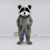 Custom Gray and White Raccoon Mascot Costume Adult Full Body Suit for Wildlife Events Custom Gray and White Raccoon Mascot Costume Adult Full Body Suit for Wildlife Events