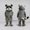Custom Gray and White Raccoon Mascot Costume Adult Full Body Suit for Wildlife Events Custom Gray and White Raccoon Mascot Costume Adult Full Body Suit for Wildlife Events