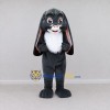 Custom Dark Gray and White Lop Eared Rabbit Mascot Costume Adult Full Body Suit for Easter Events