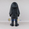 Custom Dark Gray and White Lop Eared Rabbit Mascot Costume Adult Full Body Suit for Easter Events