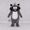 Custom Gray and White Raccoon Mascot Costume Adult Full Body Suit for Wildlife Events Custom Gray and White Raccoon Mascot Costume Adult Full Body Suit for Wildlife Events