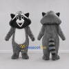 Custom Gray and White Raccoon Mascot Costume Adult Full Body Suit for Wildlife Events Custom Gray and White Raccoon Mascot Costume Adult Full Body Suit for Wildlife Events