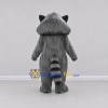 Custom Gray and White Raccoon Mascot Costume Adult Full Body Suit for Wildlife Events Custom Gray and White Raccoon Mascot Costume Adult Full Body Suit for Wildlife Events