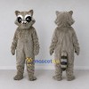 Custom Gray Brown Raccoon Mascot Costume Adult Full Body Suit for Wildlife Events Custom Gray Brown Raccoon Mascot Costume Adult Full Body Suit for Wildlife Events