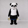 Custom Black and White Panda Mascot Costume Adult Full Body Suit for School Events Custom Black and White Panda Mascot Costume Adult Full Body Suit for School Events