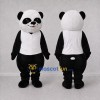 Custom Black and White Panda Mascot Costume Adult Full Body Suit for School Events Custom Black and White Panda Mascot Costume Adult Full Body Suit for School Events
