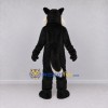 Custom Black and Cream Wolf Mascot Costume Adult Full Body Suit for School Events Custom Black and Cream Wolf Mascot Costume Adult Full Body Suit for School Events