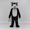 Custom Black and Gray Wolf Mascot Costume Adult Full Body Suit for School Events Custom Black and Gray Wolf Mascot Costume Adult Full Body Suit for School Events