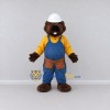 Custom Brown Yellow and Blue Beaver Builder Mascot Costume Adult Full Body Suit for Community Events