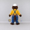 Custom Brown Yellow and Blue Beaver Builder Mascot Costume Adult Full Body Suit for Community Events