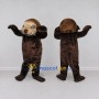 Custom Brown and Tan Otter Mascot Costume Adult Full Body Suit for Wildlife Events