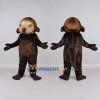 Custom Brown and Tan Otter Mascot Costume Adult Full Body Suit for Wildlife Events Custom Brown and Tan Otter Mascot Costume Adult Full Body Suit for Wildlife Events