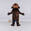 Custom Brown and Tan Otter Mascot Costume Adult Full Body Suit for Wildlife Events Custom Brown and Tan Otter Mascot Costume Adult Full Body Suit for Wildlife Events