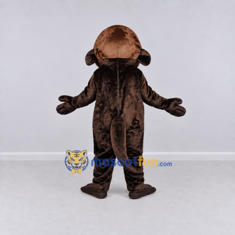 Custom Brown and Tan Otter Mascot Costume Adult Full Body Suit for Wildlife Events Custom Brown and Tan Otter Mascot Costume Adult Full Body Suit for Wildlife Events