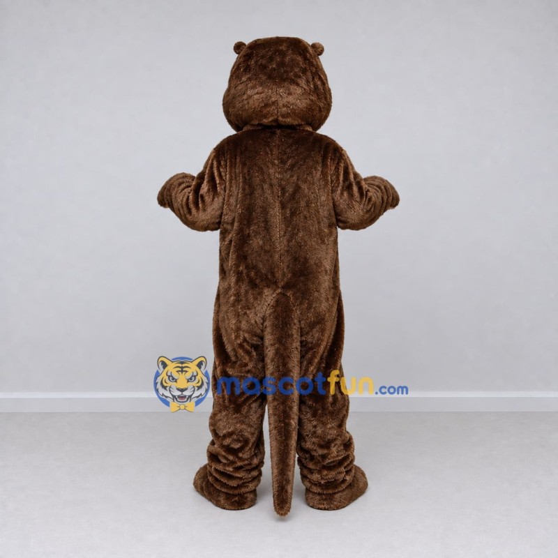 Custom Brown Otter Mascot Costume Adult Full Body Suit for Wildlife Events