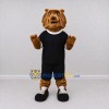 Custom Brown and Black Lion in Sportswear Mascot Costume Adult Full Body Suit for Sports Events Custom Brown and Black Lion in Sportswear Mascot Costume Adult Full Body Suit for Sports Events