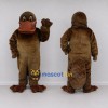 Custom Brown Platypus Mascot Costume Adult Full Body Suit for Wildlife Events Custom Brown Platypus Mascot Costume Adult Full Body Suit for Wildlife Events