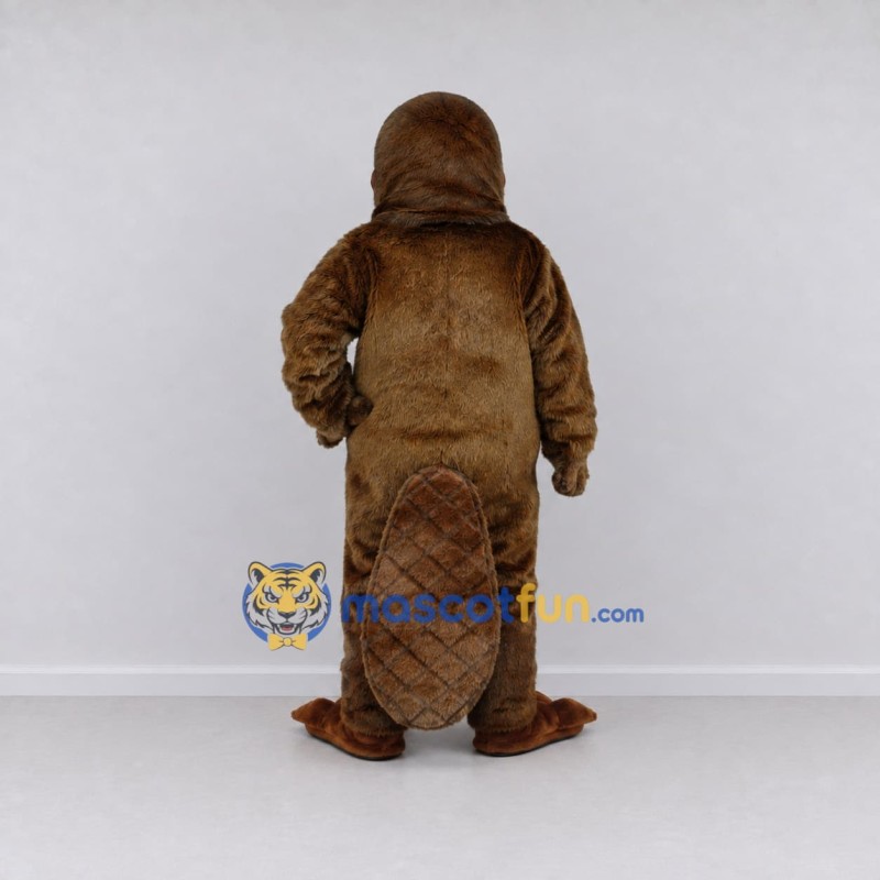Custom Brown Platypus Mascot Costume Adult Full Body Suit for Wildlife Events Custom Brown Platypus Mascot Costume Adult Full Body Suit for Wildlife Events