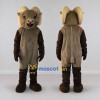 Custom Brown and Cream Ram Mascot Costume Adult Full Body Suit for School Events Custom Brown and Cream Ram Mascot Costume Adult Full Body Suit for School Events