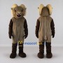 Custom Brown and Cream Ram Mascot Costume Adult Full Body Suit for School Events