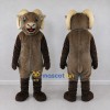 Custom Brown and Cream Ram Mascot Costume Adult Full Body Suit for School Events Custom Brown and Cream Ram Mascot Costume Adult Full Body Suit for School Events