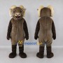 Custom Brown and Cream Ram Mascot Costume Adult Full Body Suit for School Events