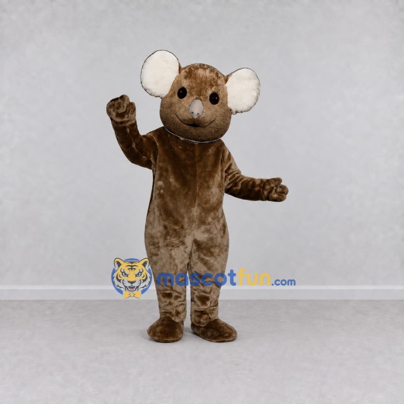Custom Brown and Cream Koala Character Mascot Costume Adult Full Body Suit for Wildlife Events