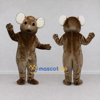 Custom Brown and Cream Koala Character Mascot Costume Adult Full Body Suit for Wildlife Events