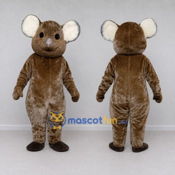 Custom Brown and Cream Koala Character Mascot Costume Adult Full Body Suit for Wildlife Events