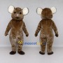 Custom Brown and Cream Koala Character Mascot Costume Adult Full Body Suit for Wildlife Events