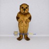 Custom Golden Brown Otter Mascot Costume Adult Full Body Suit for Wildlife Events