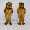 Custom Golden Brown Otter Mascot Costume Adult Full Body Suit for Wildlife Events