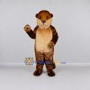 Custom Brown and Tan Beaver Mascot Costume Adult Full Body Suit for Wildlife Events