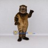 Custom Olive Brown Otter Character Mascot Costume Adult Full Body Suit for Wildlife Events Custom Olive Brown Otter Character Mascot Costume Adult Full Body Suit for Wildlife Events