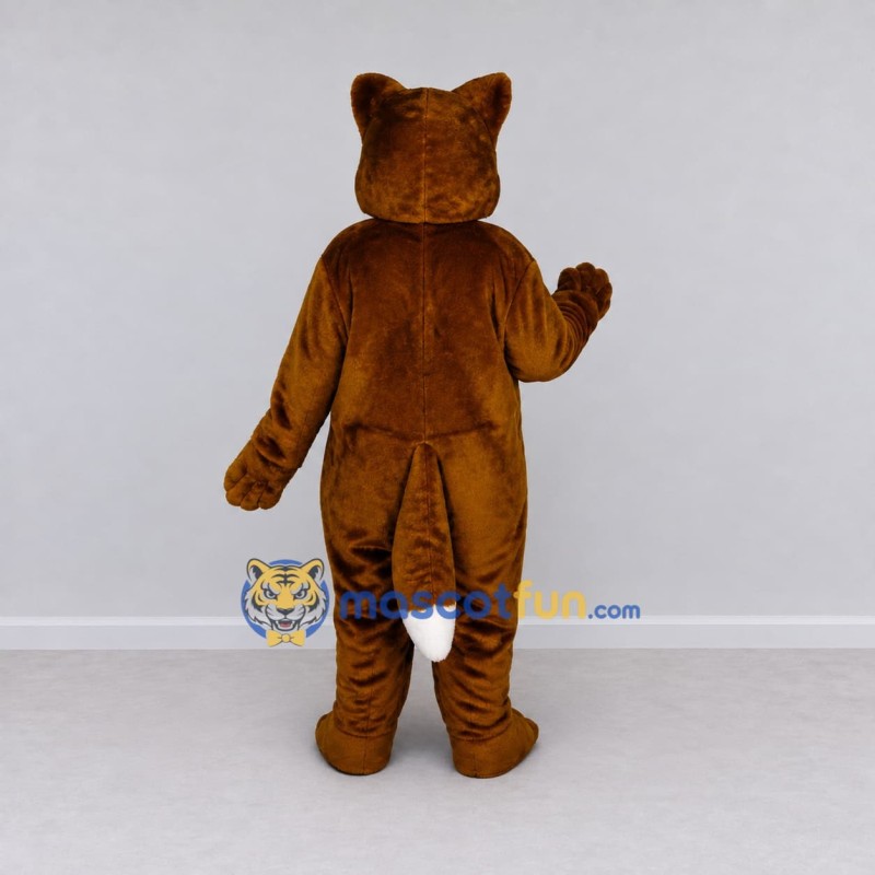 Custom Brown and White Fox Mascot Costume Adult Full Body Suit for Wildlife Events Custom Brown and White Fox Mascot Costume Adult Full Body Suit for Wildlife Events