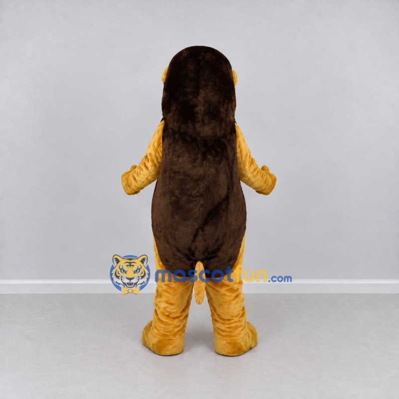 Custom Yellow and Brown Animal Character Mascot Costume Adult Full Body Suit for School Events Custom Yellow and Brown Animal Character Mascot Costume Adult Full Body Suit for School Events