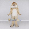 Custom Cream and White Lop Eared Rabbit Mascot Costume Adult Full Body Suit for Easter Events Custom Cream and White Lop Eared Rabbit Mascot Costume Adult Full Body Suit for Easter Events