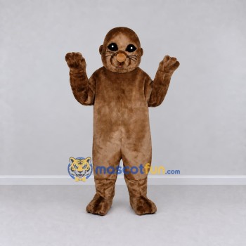 Custom Brown Otter Mascot Costume Adult Full Body Suit for Wildlife Events Custom Brown Otter Mascot Costume Adult Full Body Suit for Wildlife Events